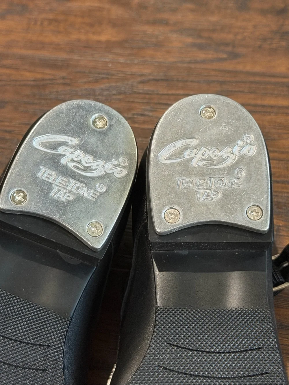 Capezio Girl's Black Mary Jane Style Tap Shoes Size 3 M